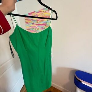 Forever 21 Vibrant Green Strappy Dress